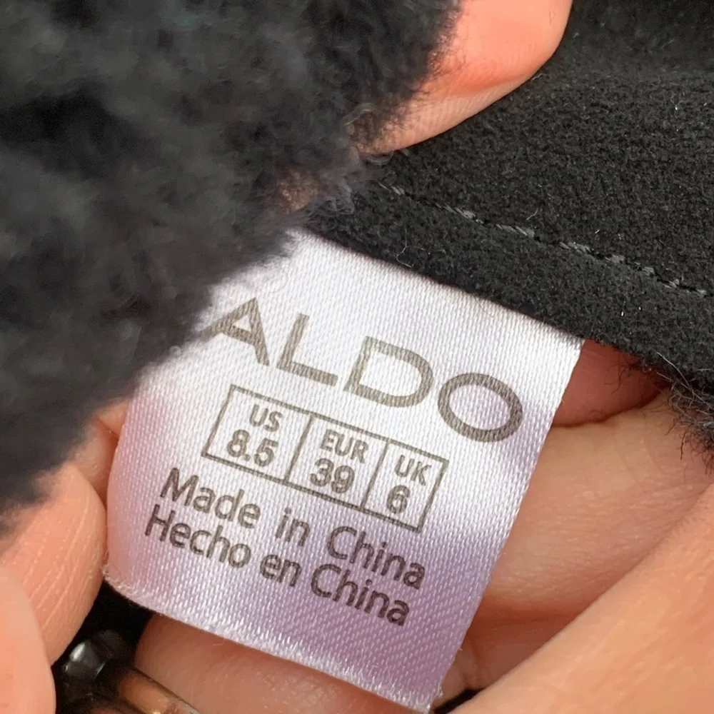 Aldo fold‎ over suede winter boots